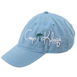 Legacy 92 Camp Kulaga Blue Cotton Baseball Cap Dad Hat Preppy Activewear Relaxed